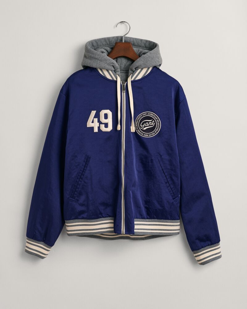 Reversible Varsity Jacket Rich Navy / S