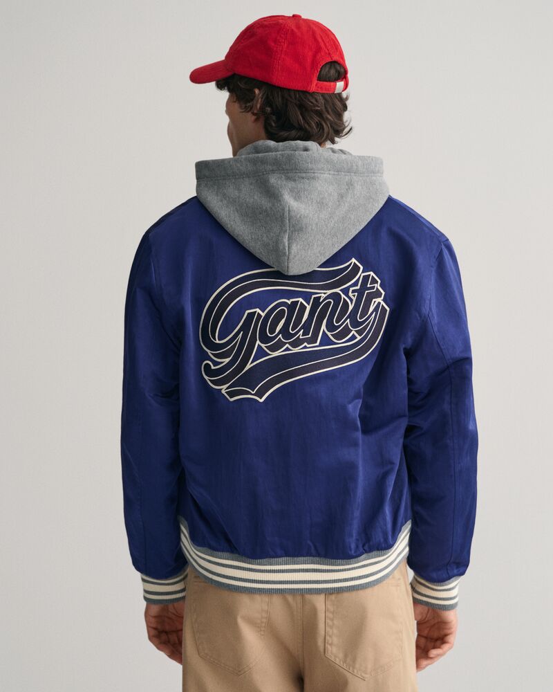 Reversible Varsity Jacket Rich Navy / S