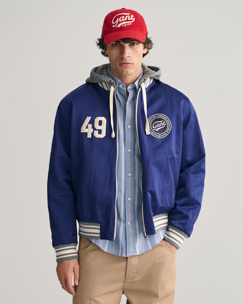 Reversible Varsity Jacket Rich Navy / S