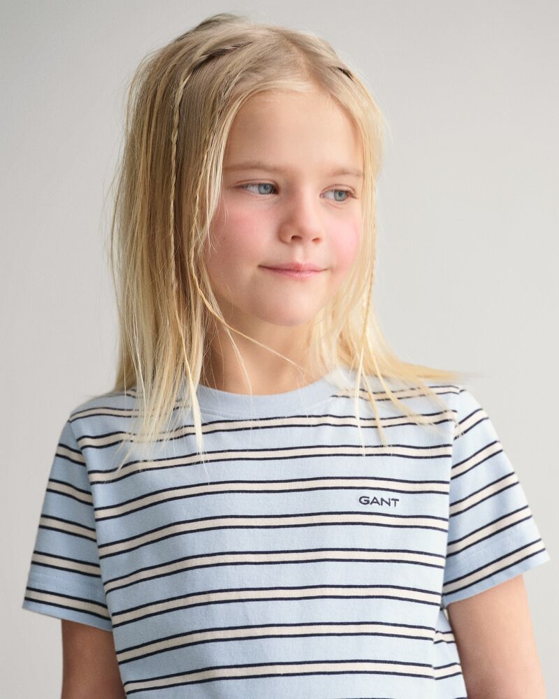 Kids Striped T-Shirt Fresh Blue / 92