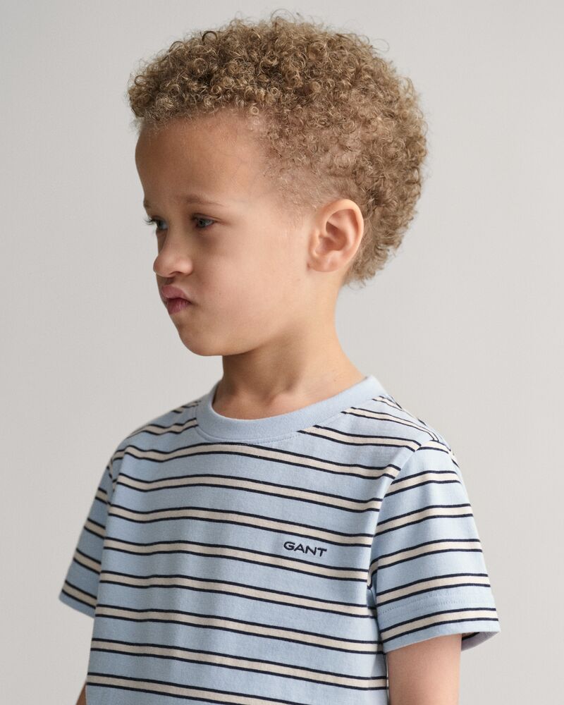 Kids Striped T-Shirt Fresh Blue / 92