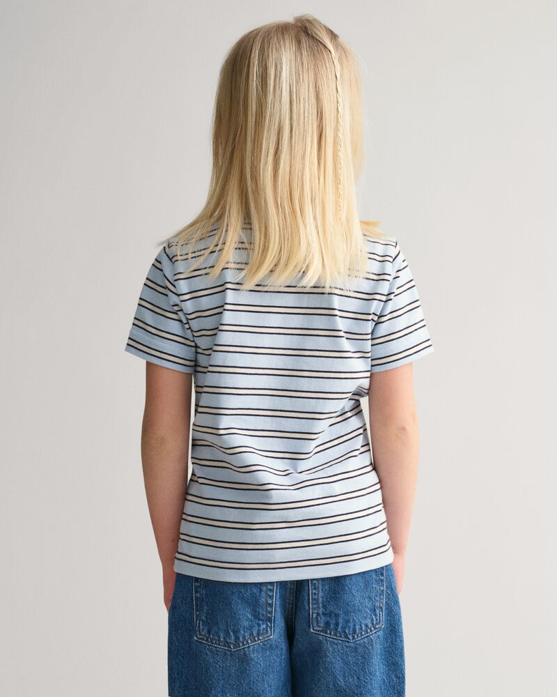 Kids Striped T-Shirt Fresh Blue / 92