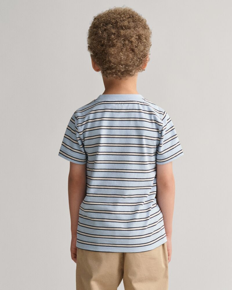 Kids Striped T-Shirt Fresh Blue / 92