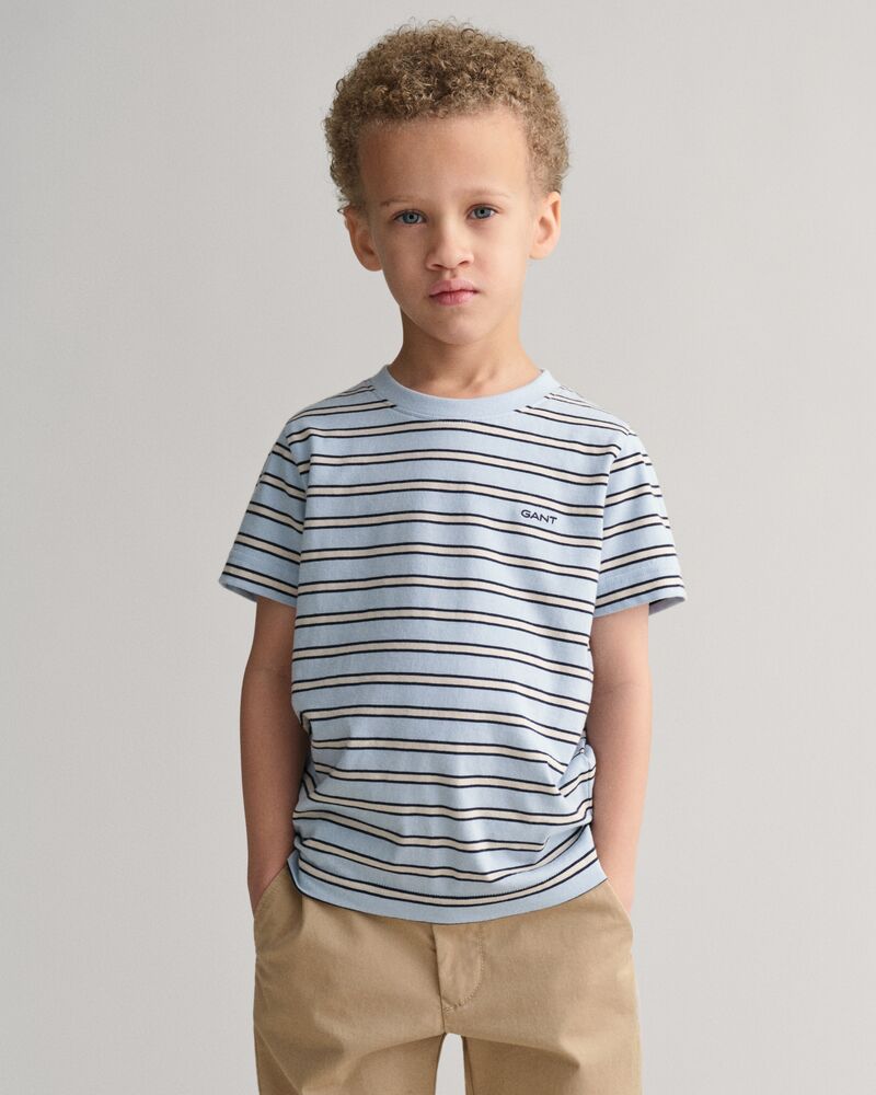 Kids Striped T-Shirt Fresh Blue / 92