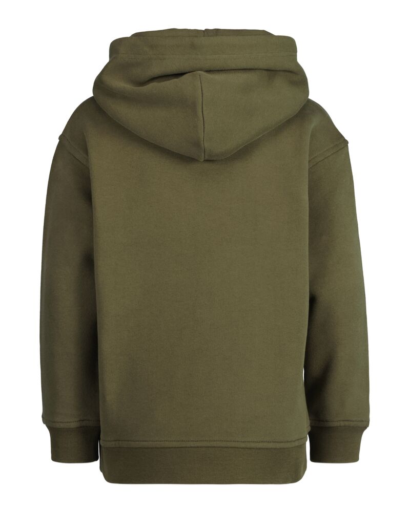 GANT ARCH SCRIPT HOODIE JUNIPER GREEN / 92