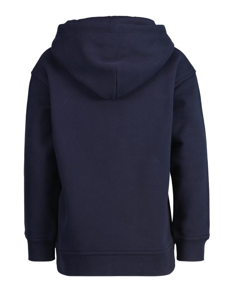 GANT ARCH SCRIPT HOODIE EVENING BLUE / 92