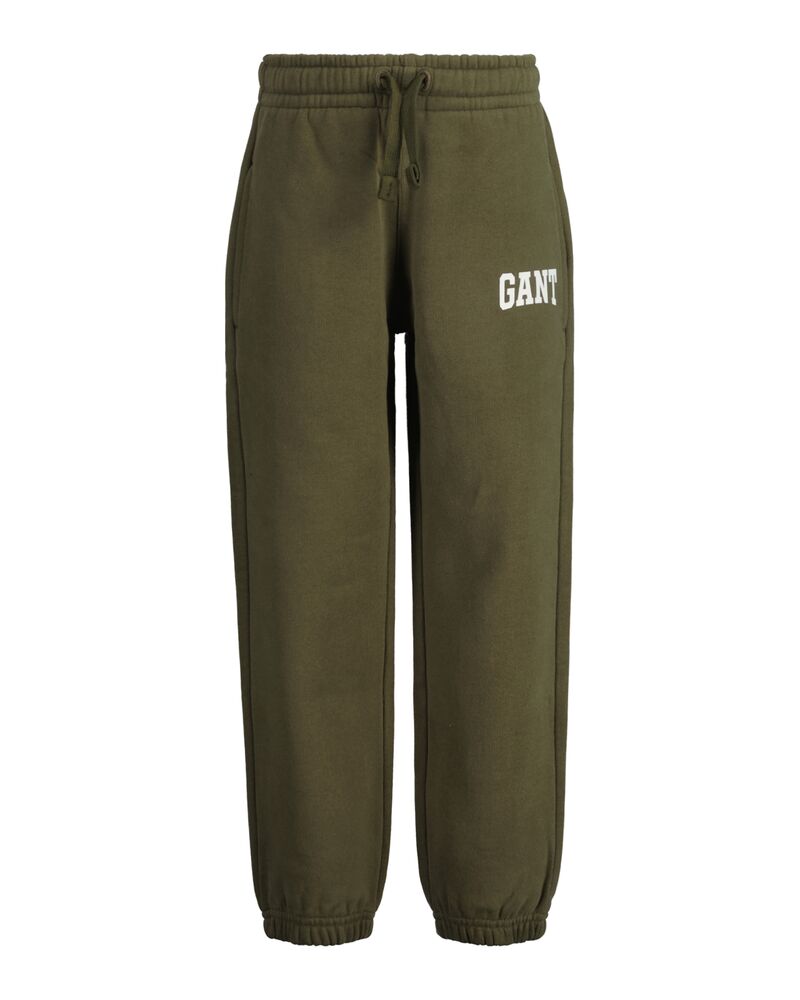 GANT ARCH SCRIPT SWEATPANTS JUNIPER GREEN / 92