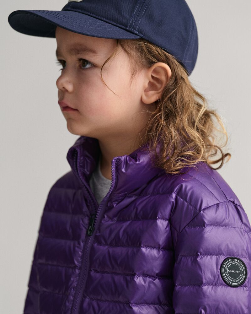 Kids Shiny Lightweight Padded Down Jacket Pansy Purple / 92