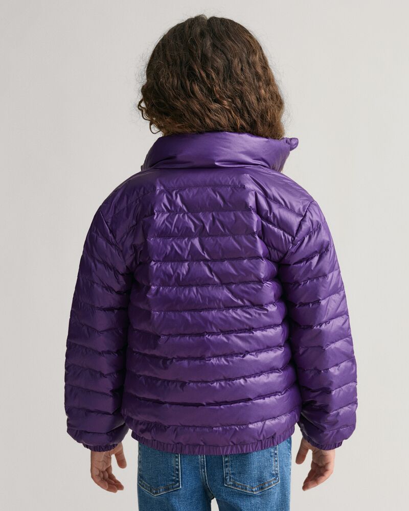 Kids Shiny Lightweight Padded Down Jacket Pansy Purple / 92