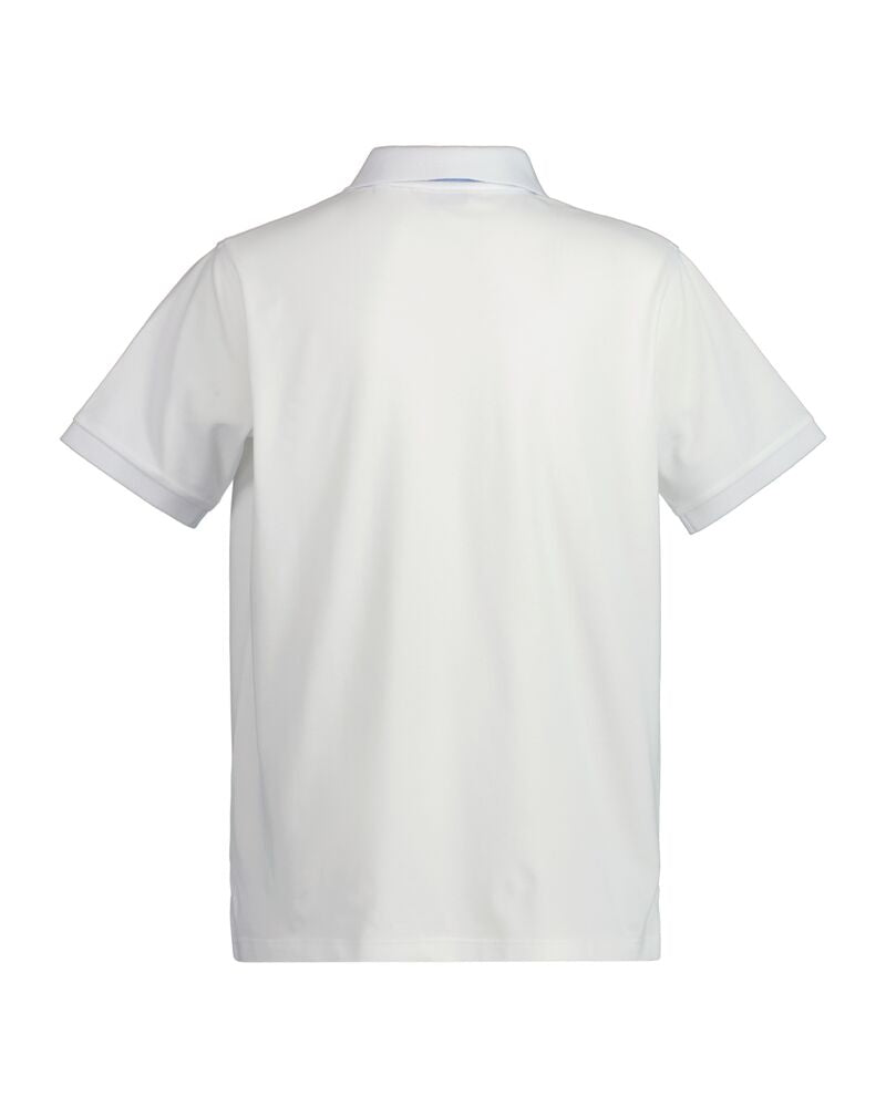 Teens Contrast Piqué Polo Shirt White / 134/140