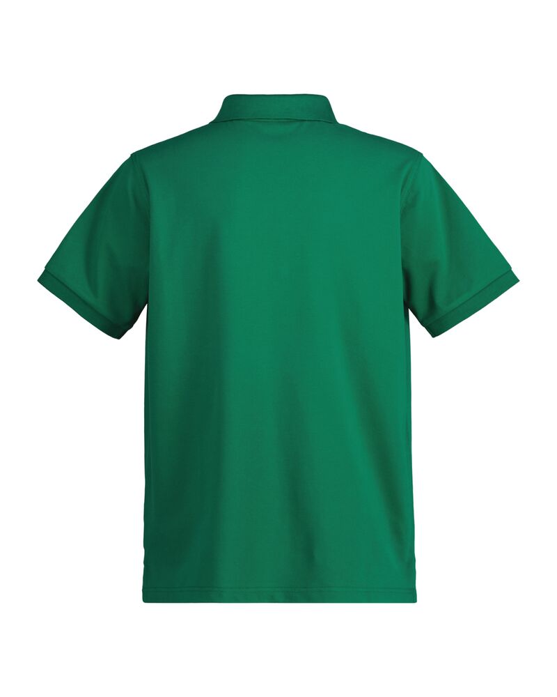 Teens Contrast Piqué Polo Shirt Wild Green / 134/140