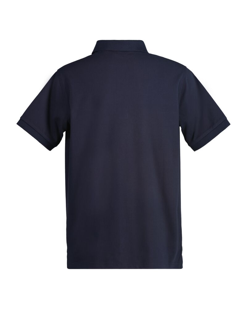 Teens Contrast Piqué Polo Shirt Evening Blue / 134/140