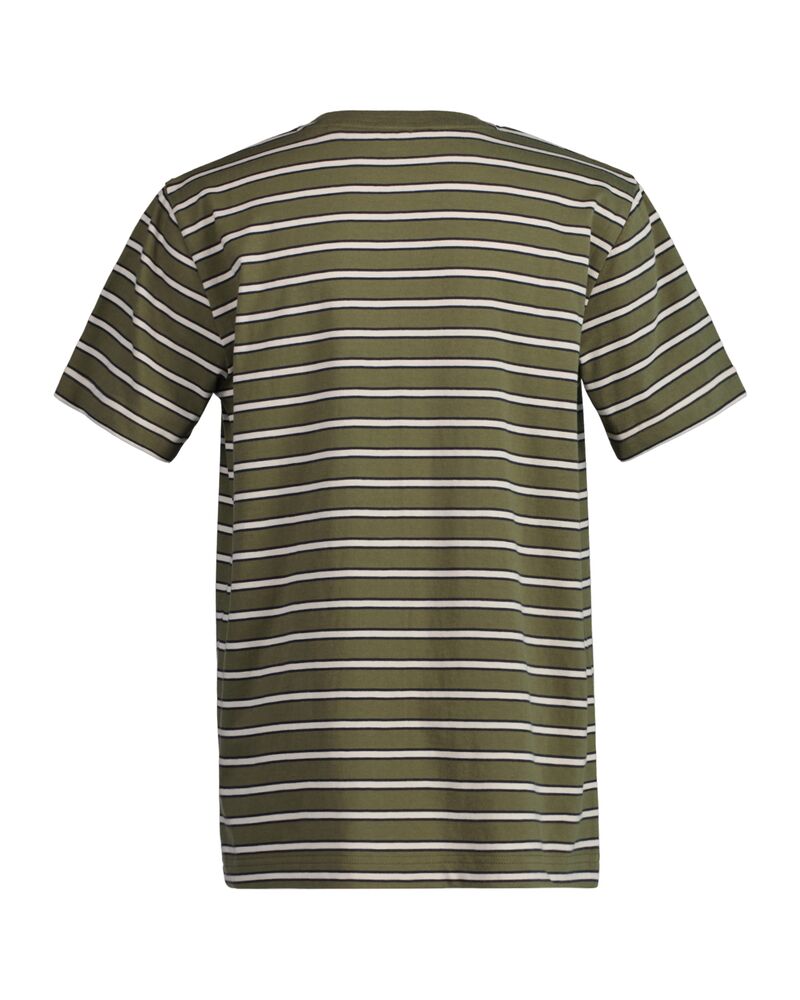 Teens Striped T-Shirt Juniper Green / 134/140