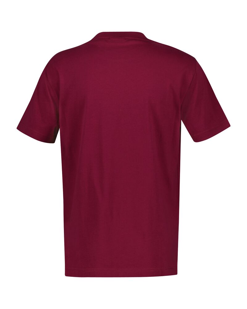 Regular Fit Tonal Shield Short Sleeve T-Shirt Rich Wine / S