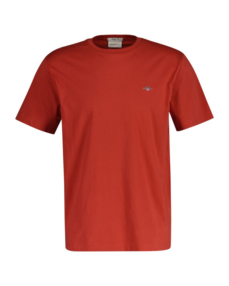 Regular Fit Shield T-Shirt Iron Red / M