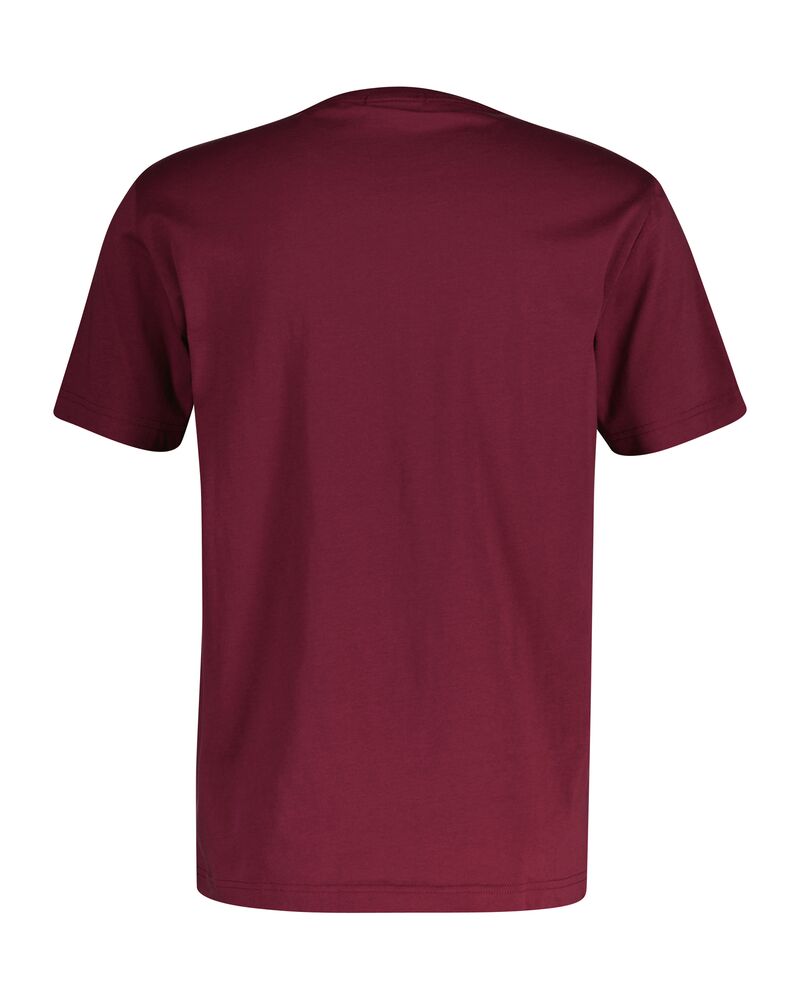 Regular Fit Shield T-Shirt Wine Red / M