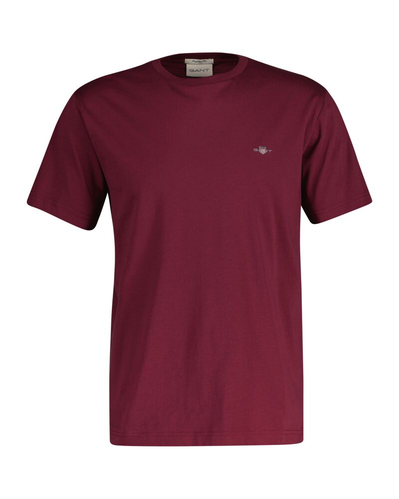 Regular Fit Shield T-Shirt Wine Red / M