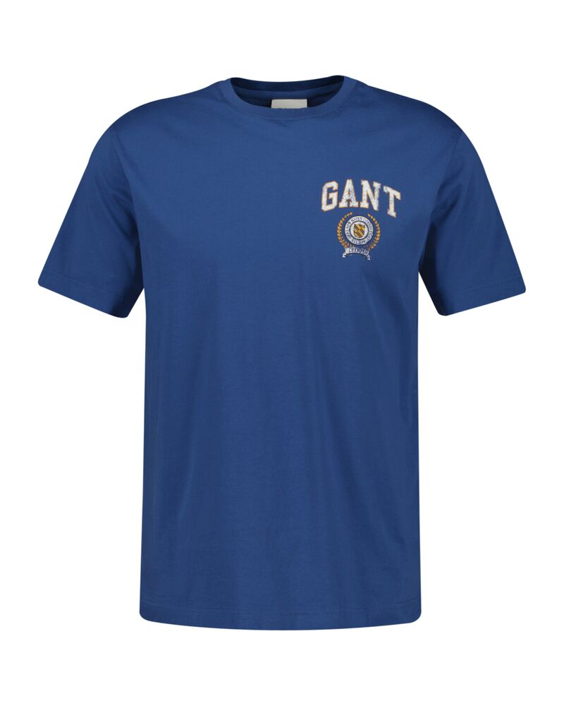 Gant Crest Graphic Tshirt Vintage Blue / S