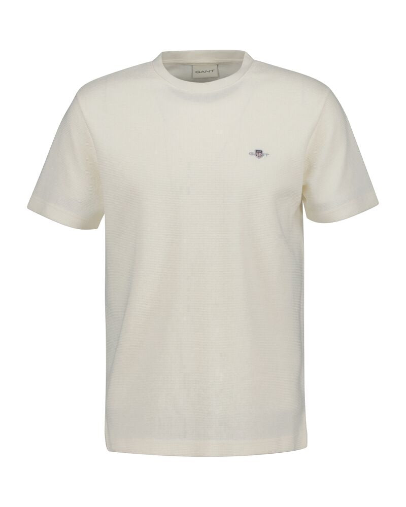 Textured Tshirt Cream / S