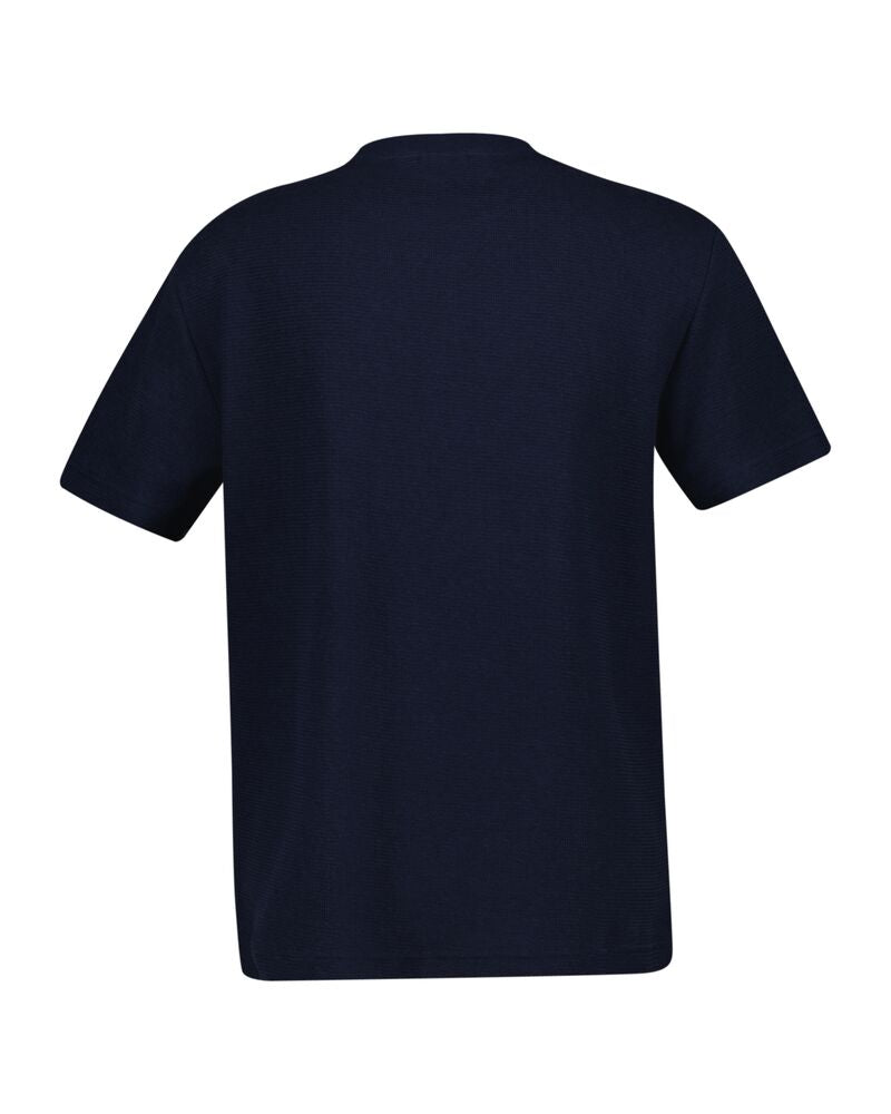 Textured Tshirt Evening Blue / S