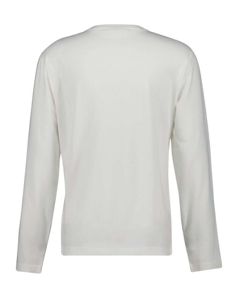 Embossed Long Sleeve Tshirt Eggshell / M