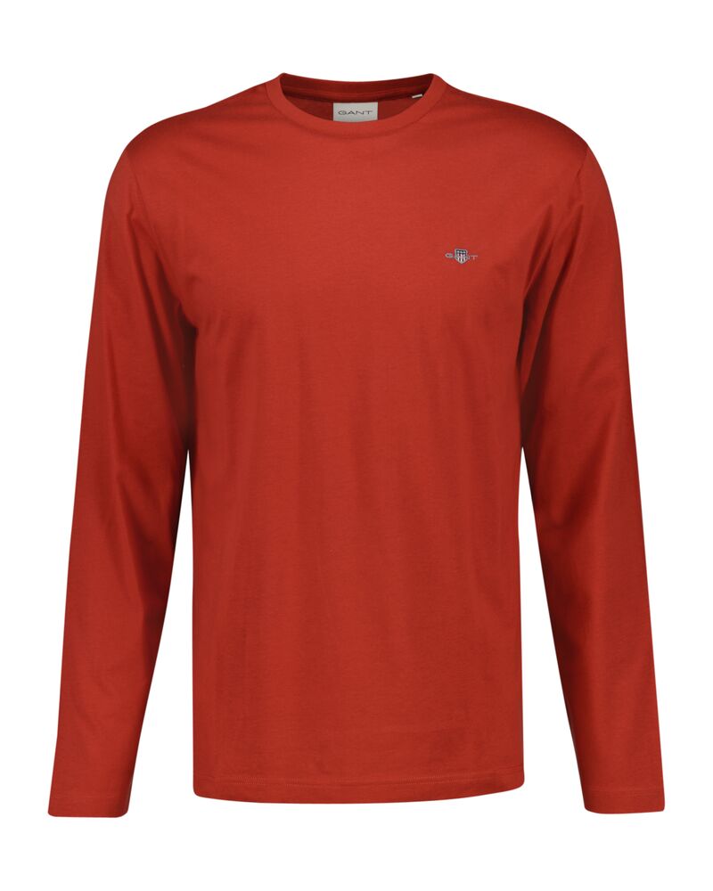 Shield Long Sleeve T-Shirt Iron Red / M