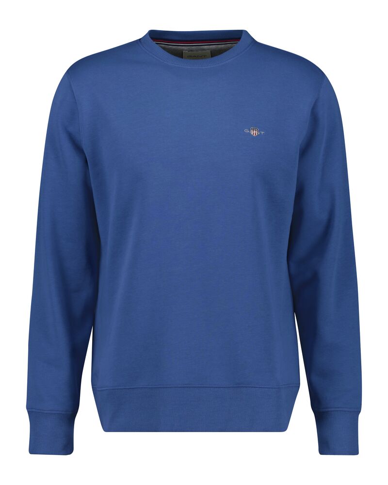 Regular Fit Shield C-Neck Sweat Vintage Blue / M