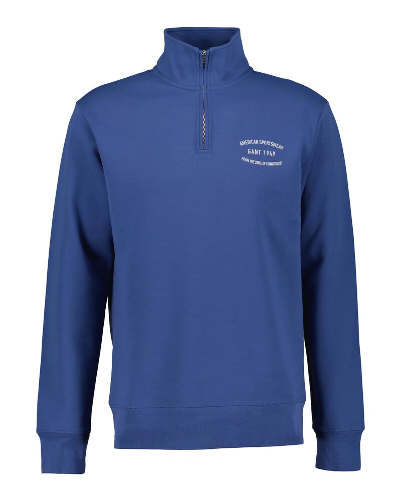 Small Graphic Sweat Half Zip Evening Blue / S