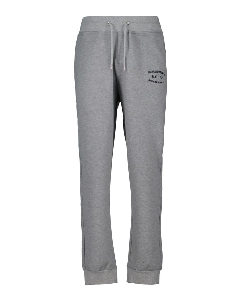 Small Graphic Sweatpants Grey Melange / M