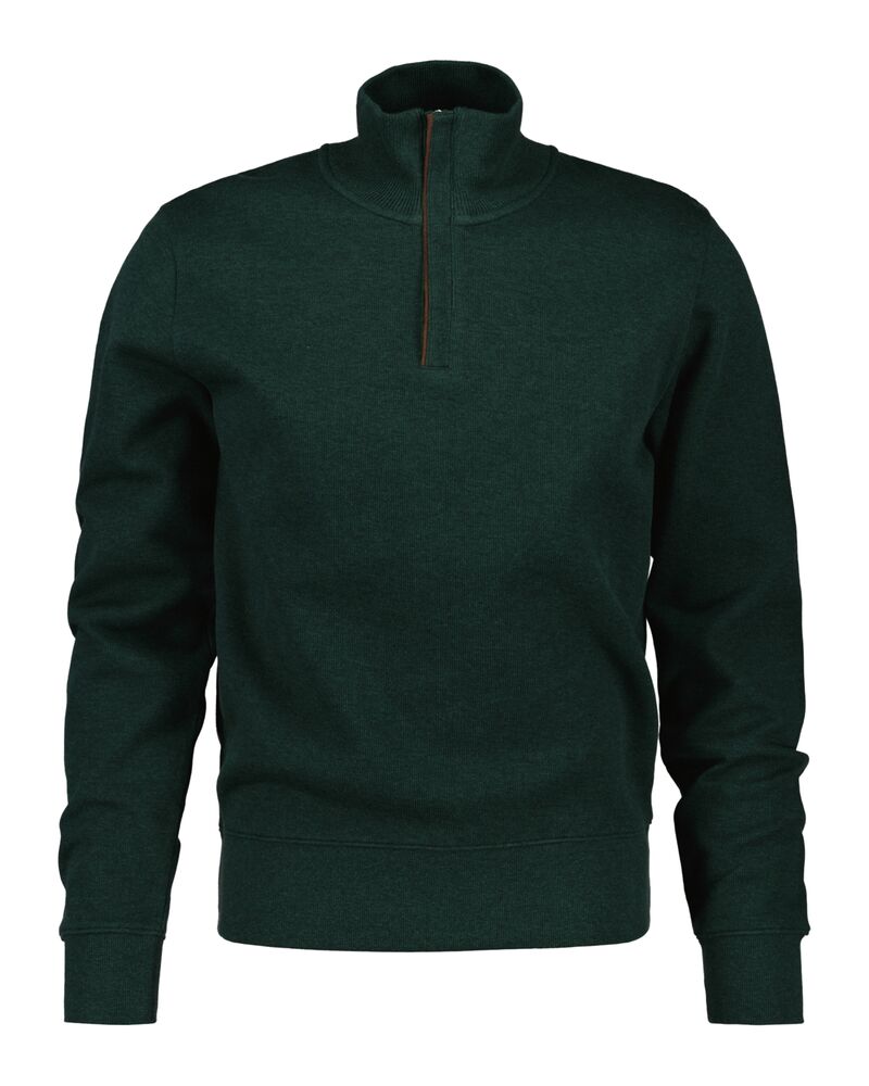 Sacker Rib Half-Zip Sweatshirt Tartan Green / S