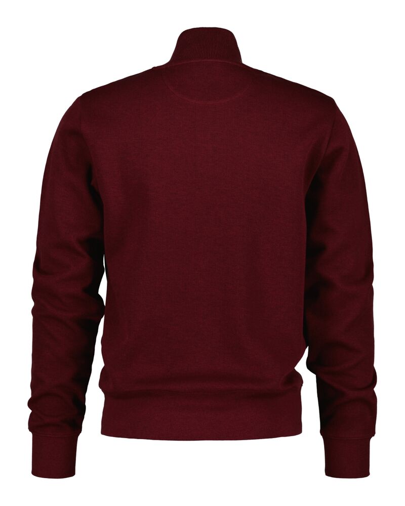 Sacker Rib Half-Zip Sweatshirt Wine Red / S