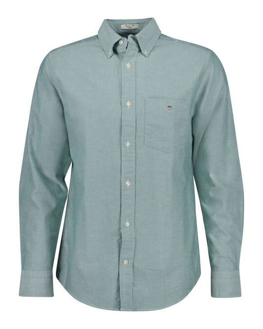 Slim Fit Classic Oxford Shirt Deep Forest Green / S