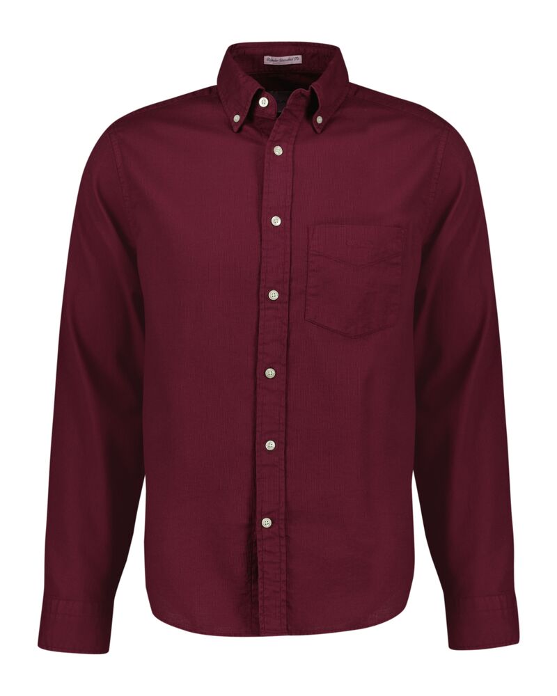 Gant Regular Fit Garment Dyed Waffle Shirt