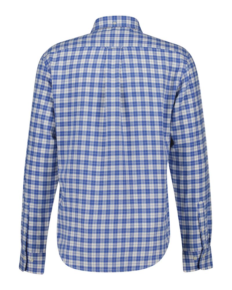 Regular Fit Checked Flannel Shirt Evening Blue / S