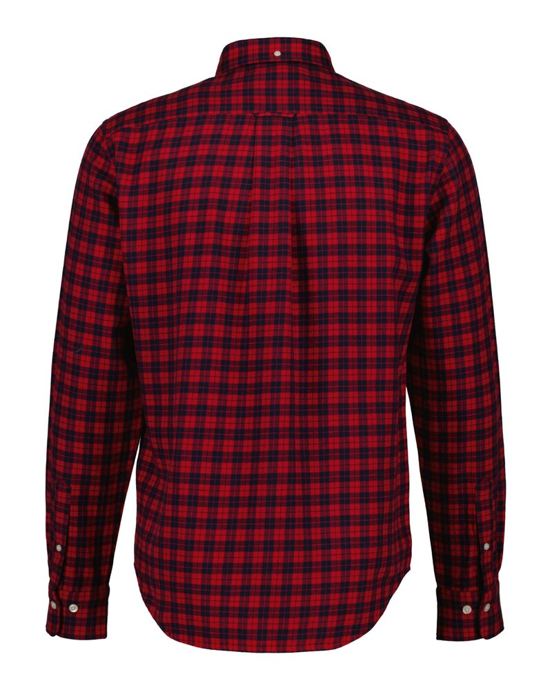 Regular Fit Checked Flannel Shirt Ruby Red / S