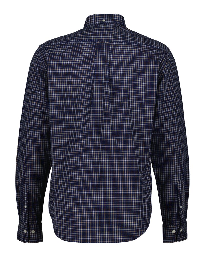 Regular Fit Tattersall Jaspé Shirt Persian Blue / S