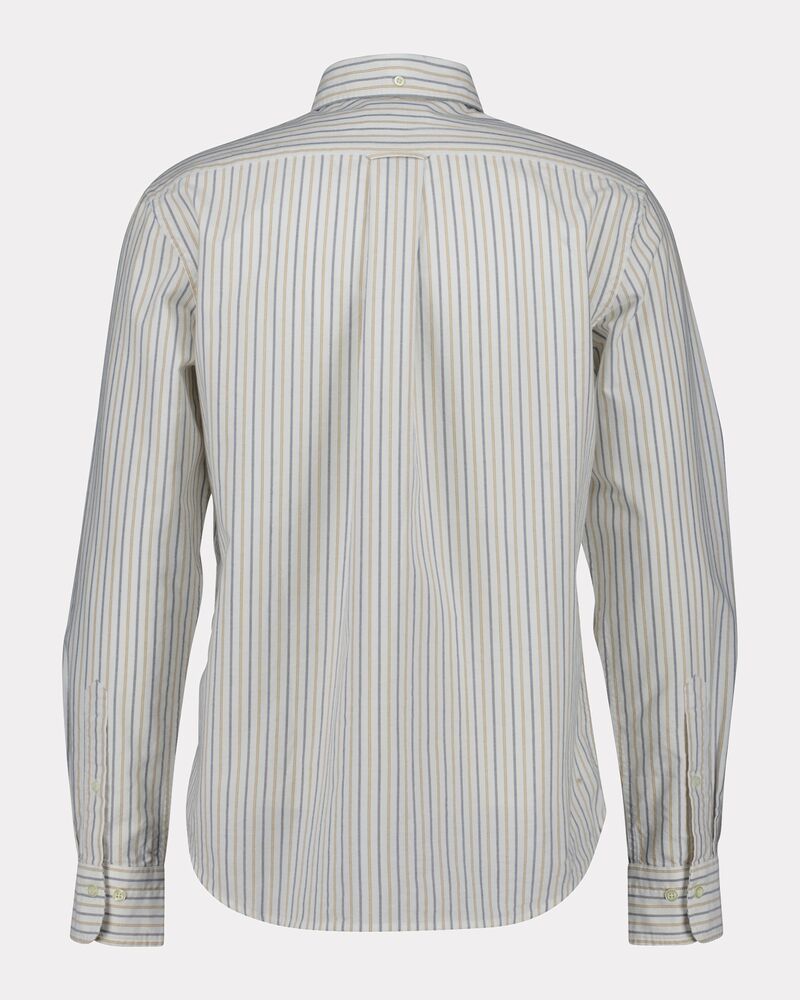 Gant Regular Fit Oxford Stripe Shirt Eggshell / S