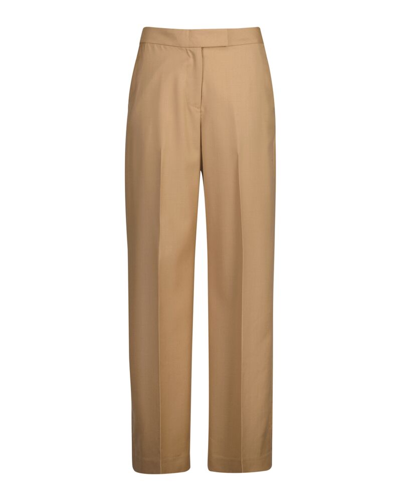 Straight Pants Warm Khaki / 34