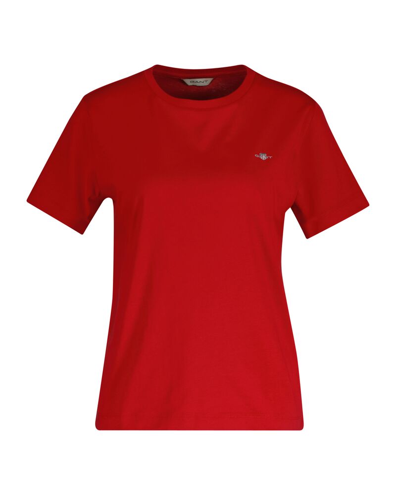 Regular Fit Shield Short Sleeve T-Shirt Ruby Red / M