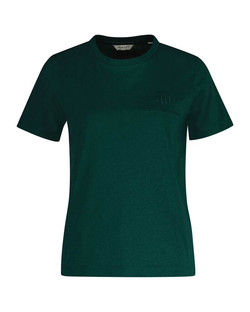 Gant Regular Fit Tonal Shield T-Shirt Deep Forest / S