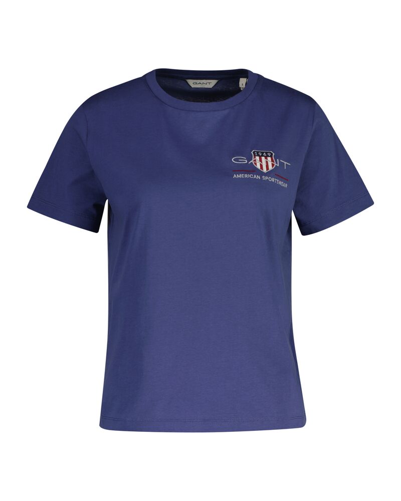 Gant Regular Fit Archive Shield T-Shirt Dusty Navy / S