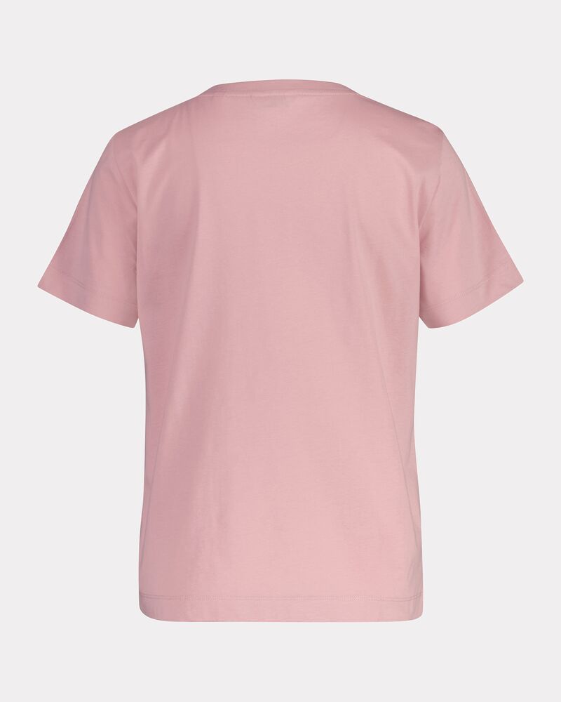 Gant Regular Fit Shield V-Neck T-Shirt Dusty Pink / S