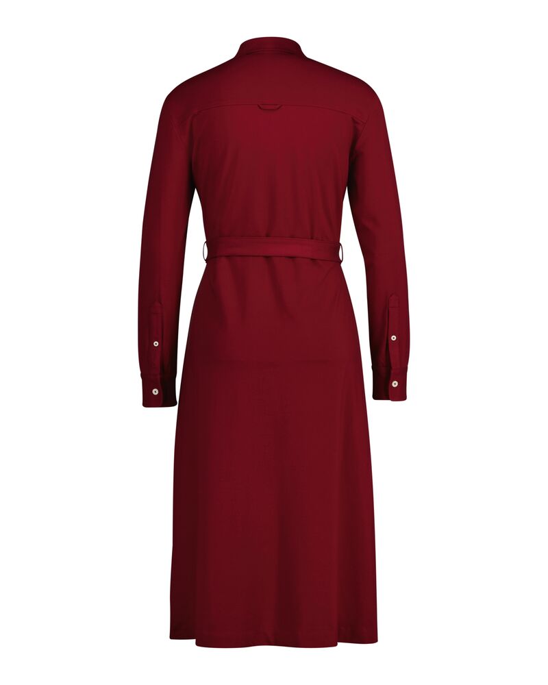 Slim Jersey Shirt Dress Plumped Red / S