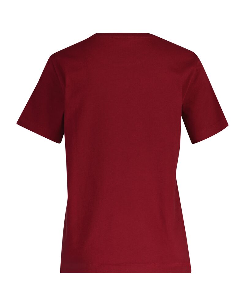 Gant Regular Fit Small Graphic T-Shirt Plumped Red / S