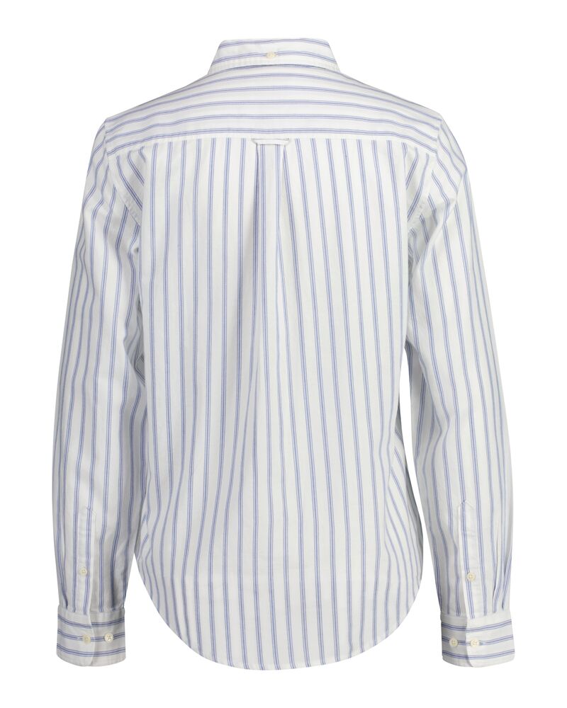 Gant Regular Fit Stripe Archive Oxford Shirt Eggshell / 32