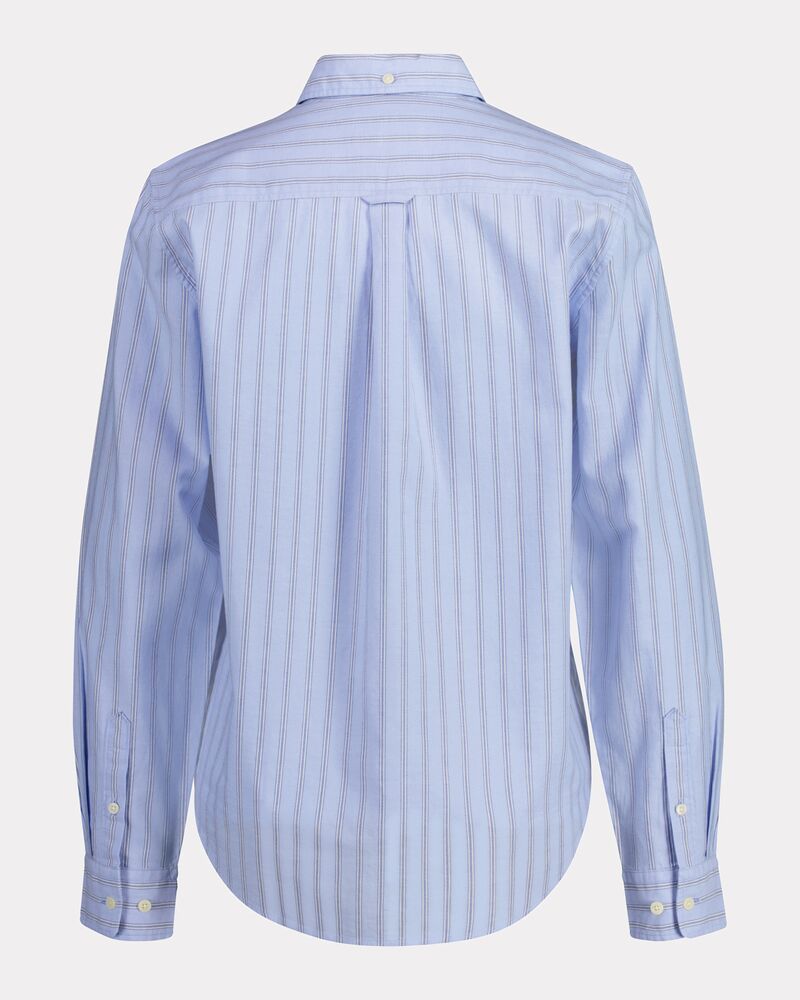 Gant Regular Fit Stripe Archive Oxford Shirt Light Blue / 32