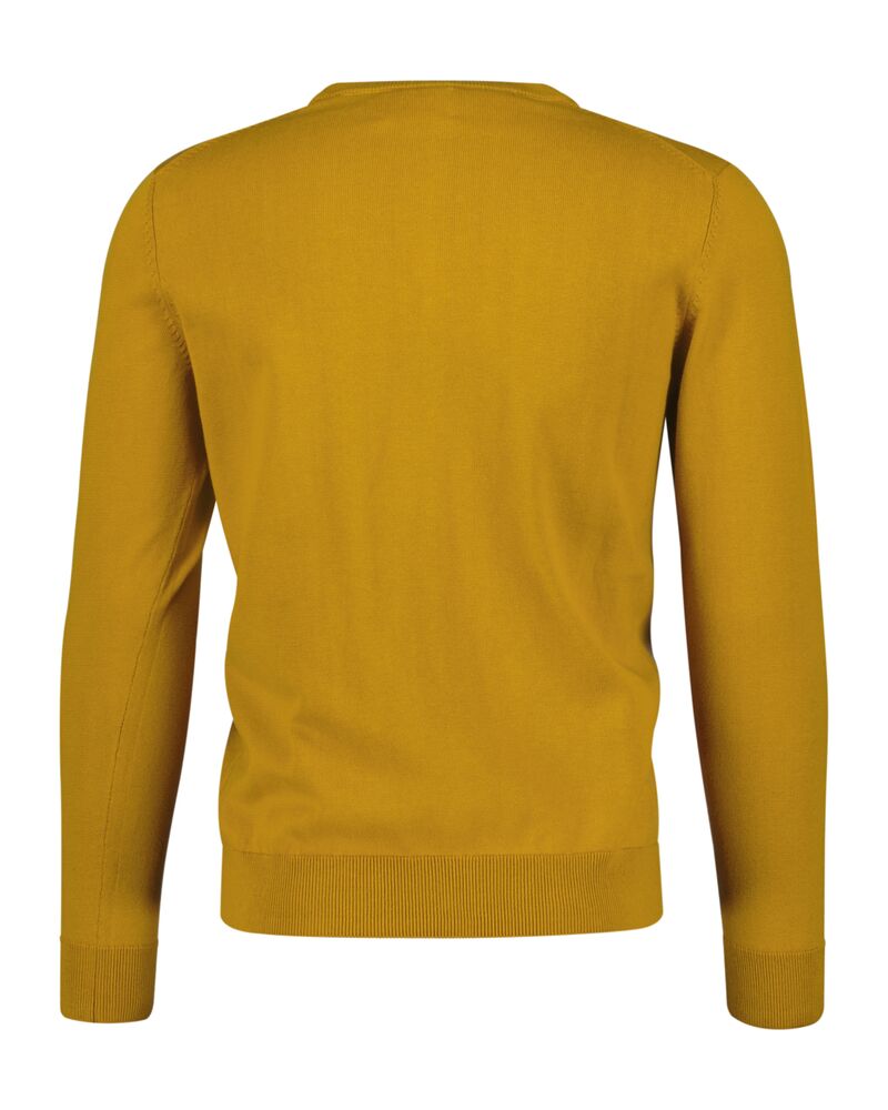 Classic Cotton Crew Neck Sweater Maple Yellow / S