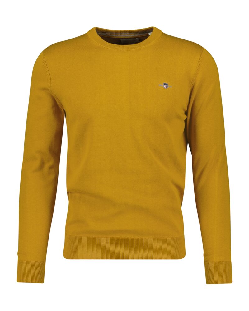 Classic Cotton Crew Neck Sweater Maple Yellow / S