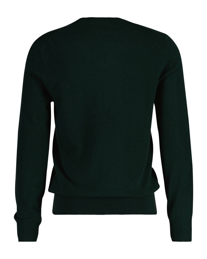 Extrafine Lambswool V-Neck Tartan Green / S