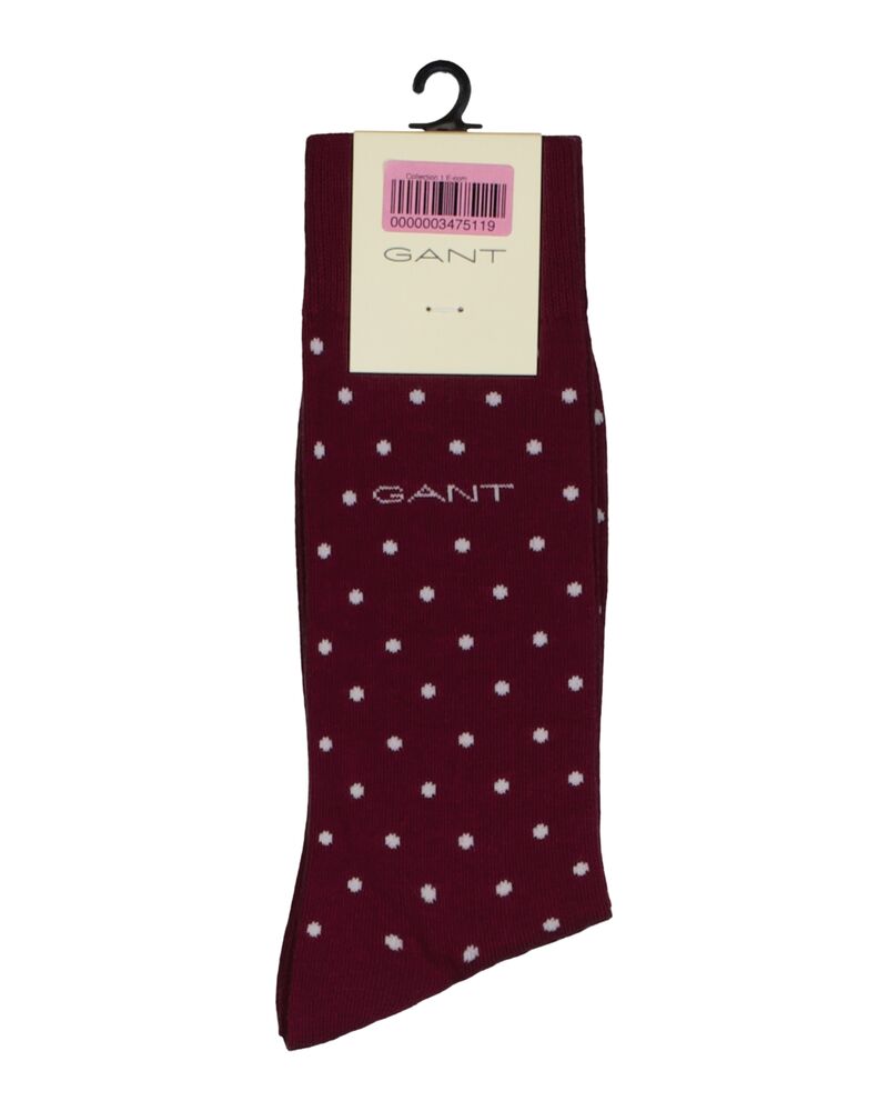 Tie Dot Socks Rich Wine / 40-42